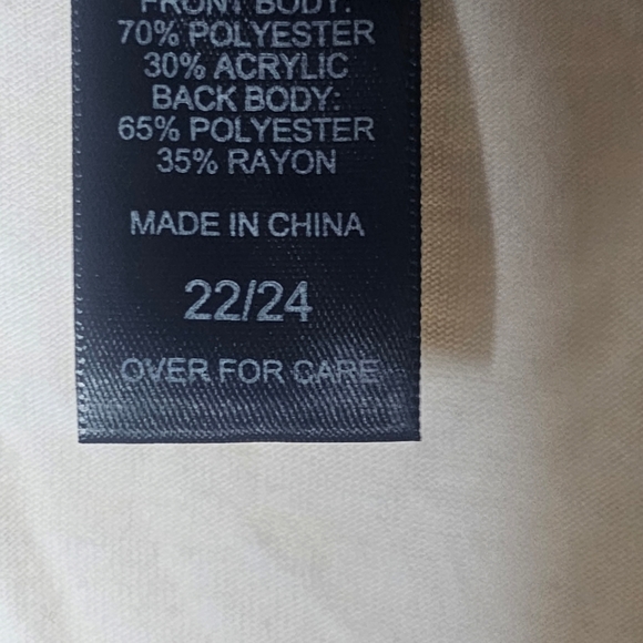 Ashley Stewart women's w'hite knitted front sleeveless tank top size 22/24 - Picture 6 of 7